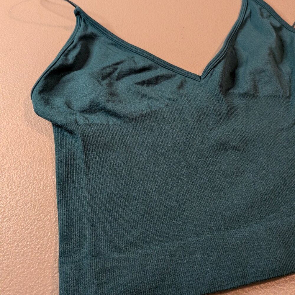 Free People V-Neck Ribbed Brami size M/L - Picture 2 of 5